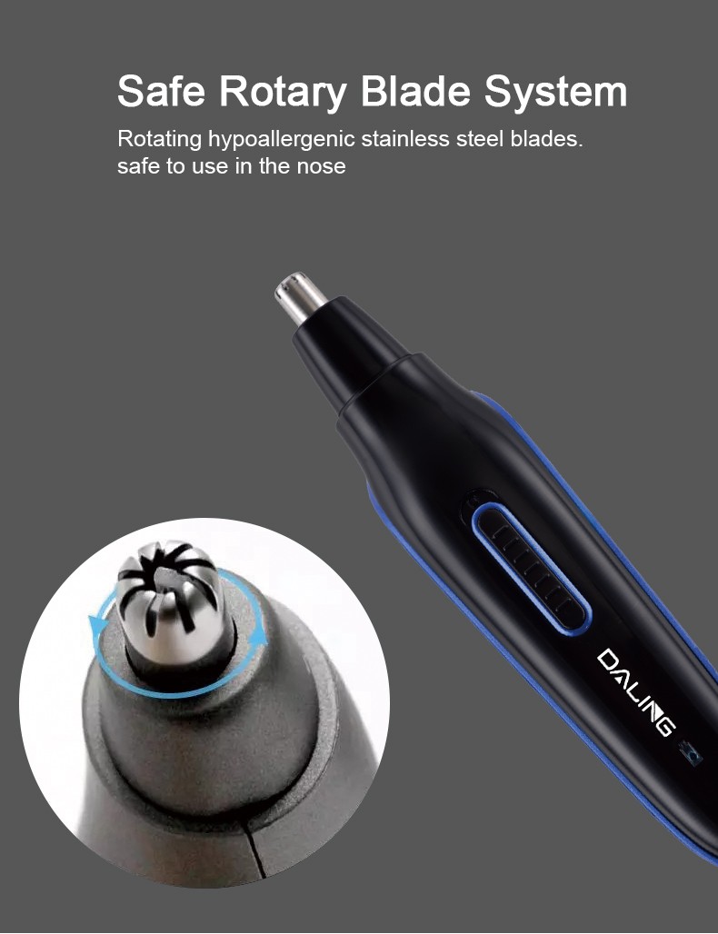 DALING-7015 Electric Nose Hair Trimmer and Temples Trimmer Multi-functional Set Nose Hair Trimmer Wholesale Cross-border detail image 3