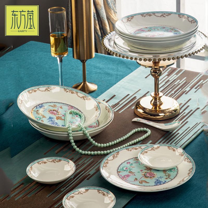 陶瓷餐具套装实物图