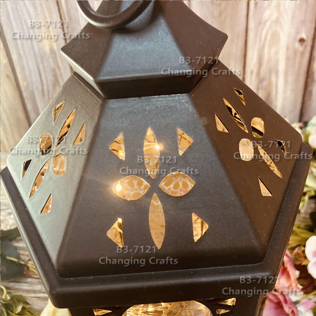 Ramadan Christmas lantern, antique kerosene flame, plastic creative decoration, electronic candle stand, imported cross-border wholesale, street stall, Douyin bestseller, wedding road guide, LED horse lantern, soft decoration prop, fireplace RK011 detail image 9