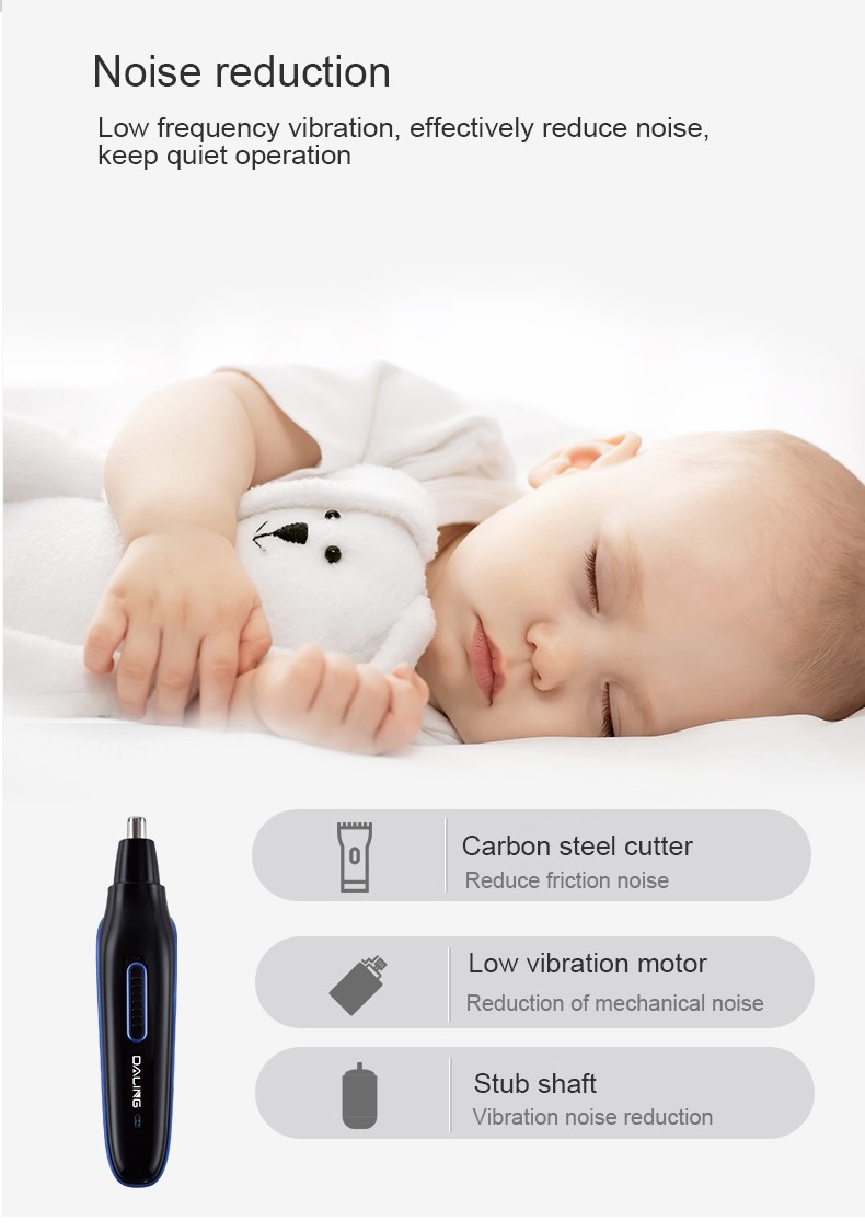 DALING-7015 Electric Nose Hair Trimmer and Temples Trimmer Multi-functional Set Nose Hair Trimmer Wholesale Cross-border detail image 9