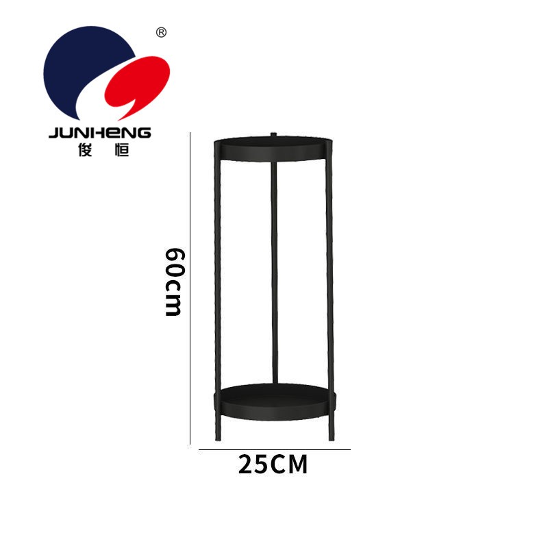 北欧铁艺阳台花架室内花盆架简约现代置物架装饰架绿萝多肉摆放架详情4