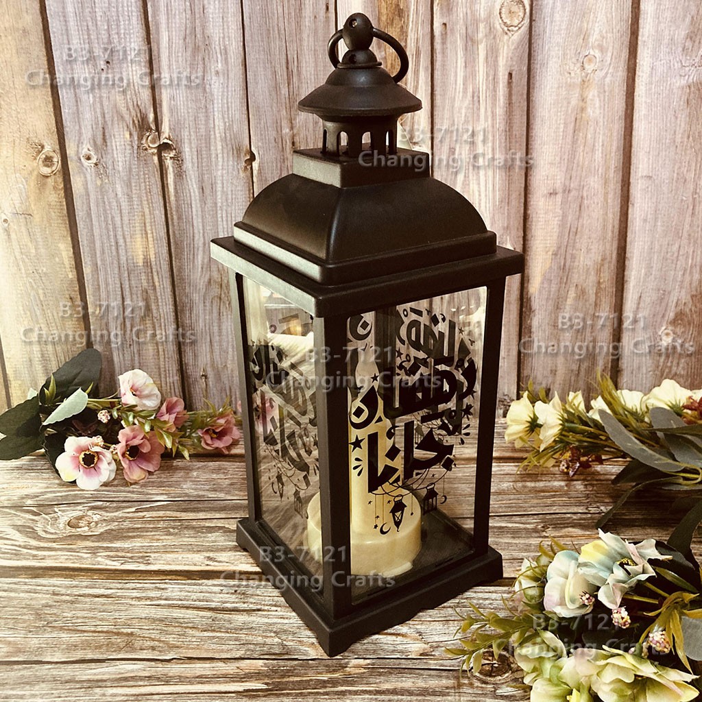 Ramadan Christmas lantern, antique kerosene flame, plastic creative decoration, electronic candle, street stall goods, imported cross-border batch, trembling sound, bestseller, wedding guide, LED horse lantern, soft decoration props, fireplace 202 detail image 18