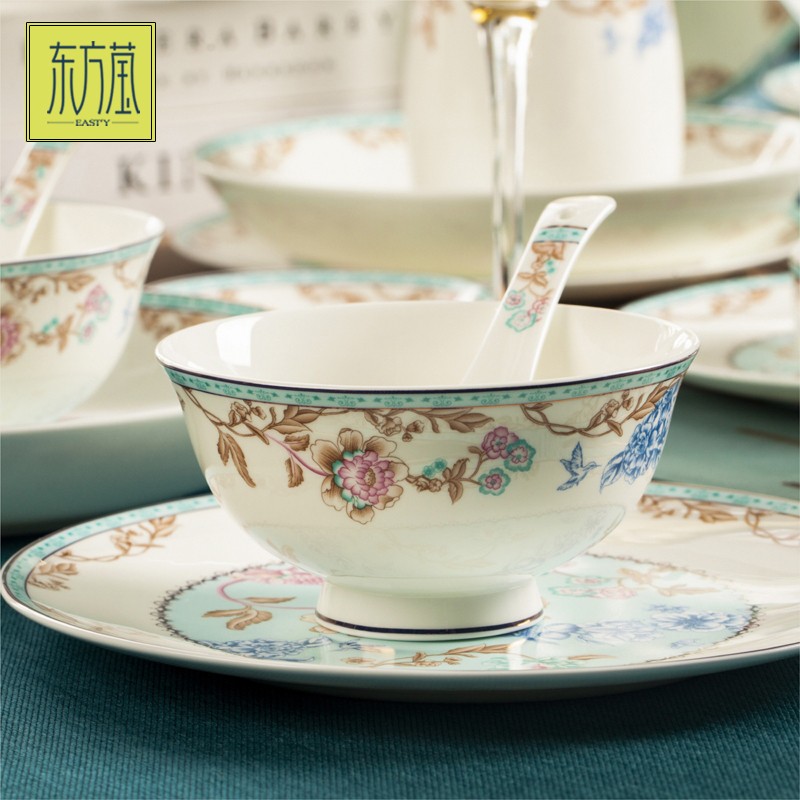 餐具套装中餐具陶瓷餐具套装骨瓷碗骨瓷碗盘碟套装后厨陶瓷家用陶瓷详情图4