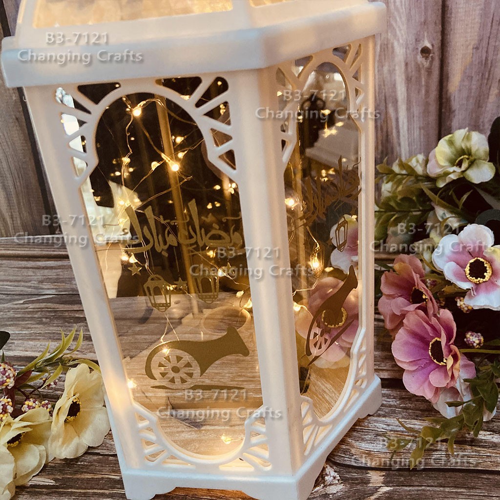 Ramadan Christmas lantern, antique kerosene flame, plastic creative decoration, electronic candle stand, imported cross-border wholesale, street stall, Douyin bestseller, wedding road guide, LED horse lantern, soft decoration prop, fireplace RK006 detail image 6