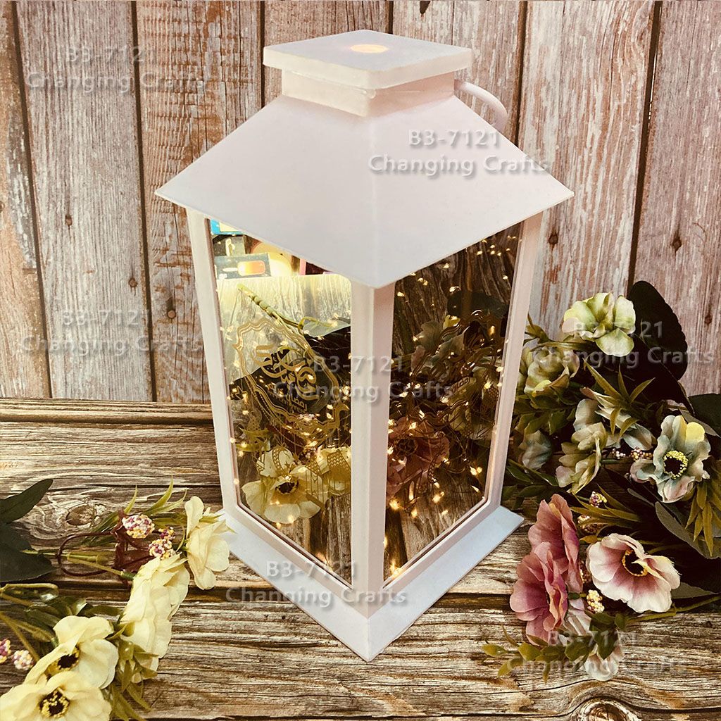 斋月万圣诞节风灯仿古煤油火焰塑料创意装饰工艺电子蜡烛台进口跨境批发地摊抖音爆款婚庆路引LED马灯软装道具壁炉HRKS01