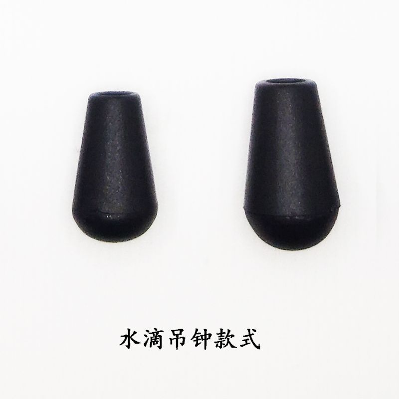 Environmental protection rope head fixed rope buckle, hanging bell, hanging bead ear shaped pull climbing belt cover, hanging bell brake pad rope stop