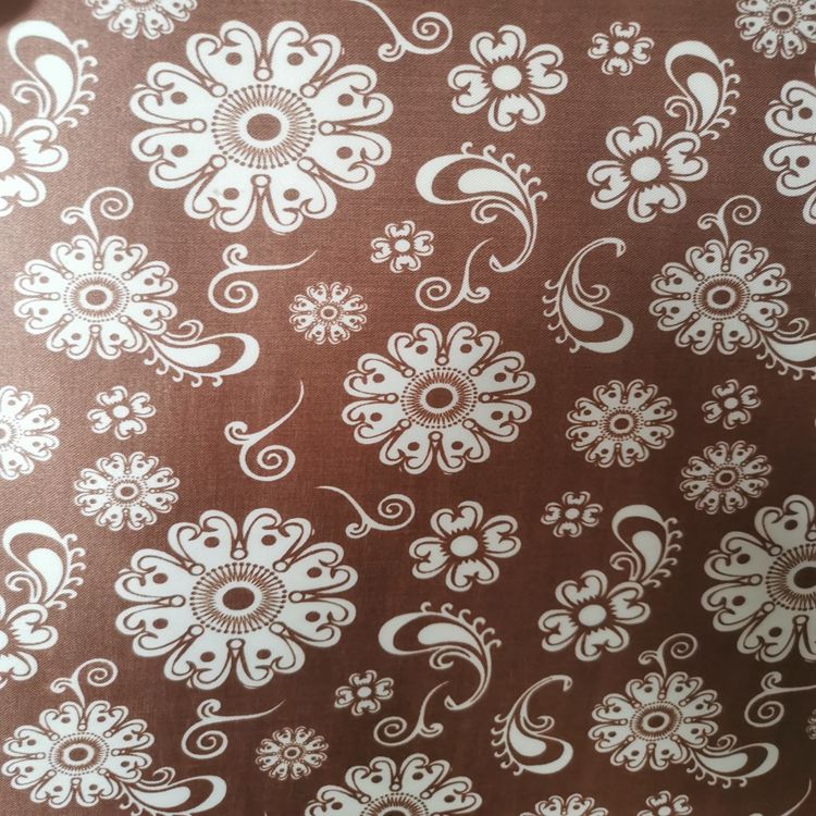 Color dinkin print series estampado floral rico 100% poliéster tejido en la parte inferior con espuma de PVC Item Picture
