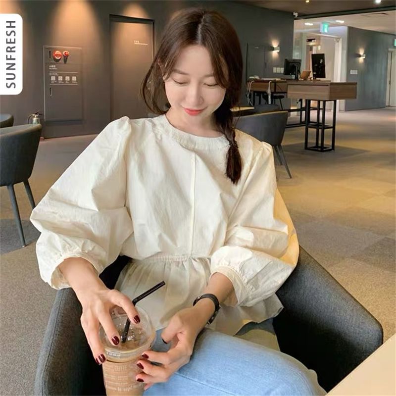 Early Autumn Women's Fashion This Year's New Blouse Lazy Gentle Korean Blouse Early Autumn Fashion 80
