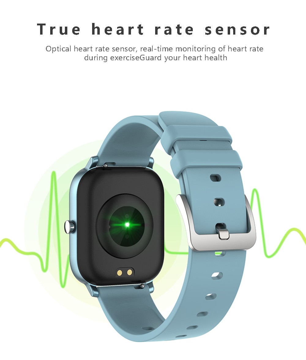 P9同款1.4寸全触智能心率计步跨境礼品手环通话智能手表详情图7