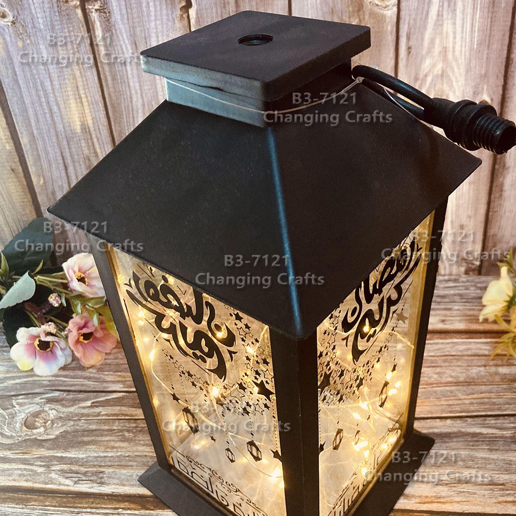 Ramadan ten thousand Christmas lantern antique kerosene flame plastic creative decoration process electronic candle stall goods import cross border batch trembling sonic boom wedding road LED horse-light soft decoration prop fireplace 206 details Picture