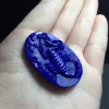 The bright and colorful lapis lazuli pendant from Afghanistan, made of natural old material, has a strong three-dimensional effect and beautiful colors Application Scenario