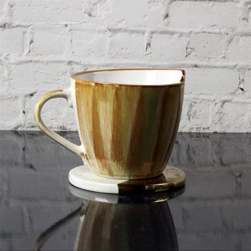 复古咖啡杯水杯陶瓷马克杯早餐牛奶杯家用办公室燕麦杯1详情图1