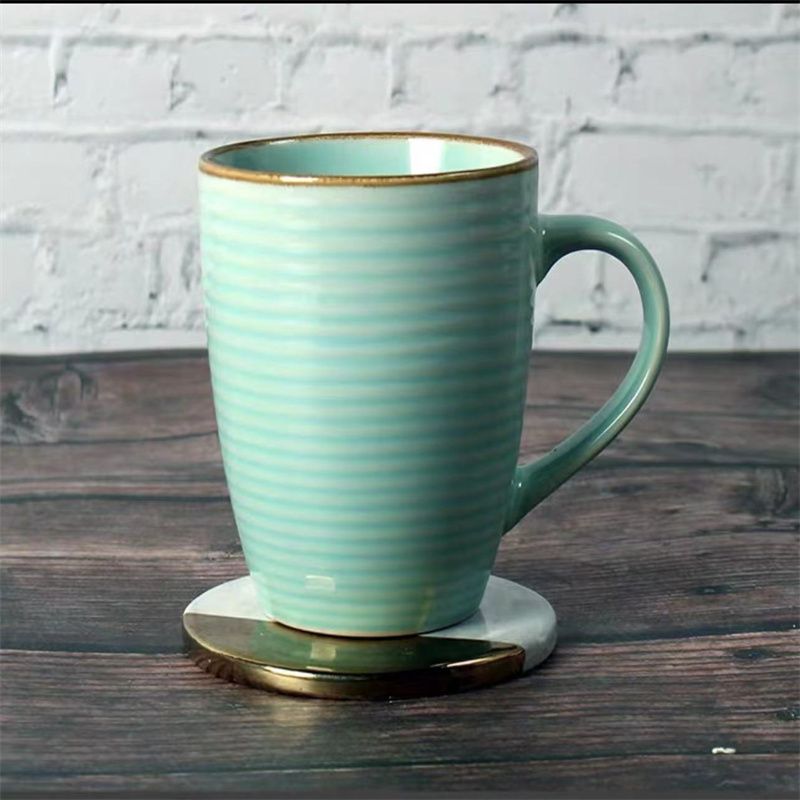 陶瓷杯子陶瓷创意马克杯大容量办公室咖啡杯家用早餐杯喝水杯17