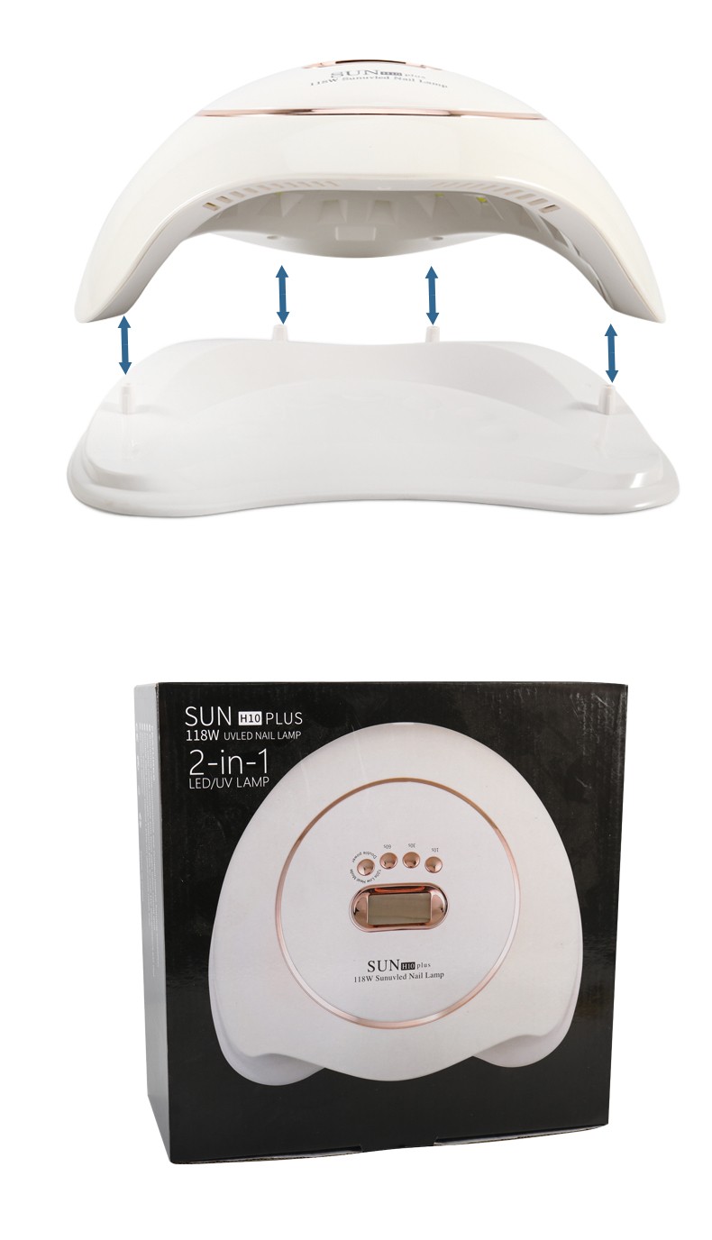 SUN H10 PLUS美甲灯118W大功率30颗双光源灯珠手提式LED显示屏详情11