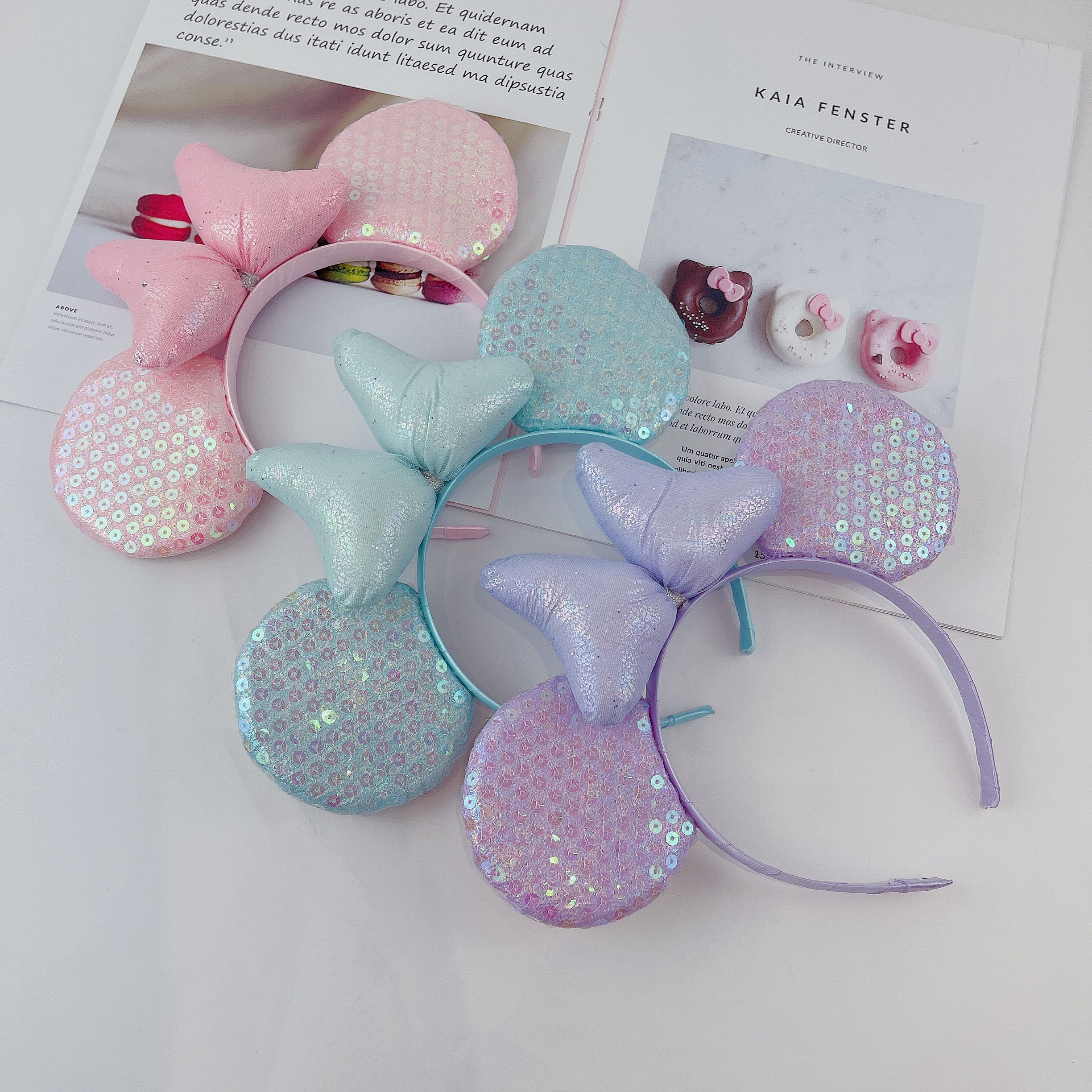 A versatile Chinese-style accessory for Hanfu that doesn't tangle hair - the Super cute series of three-dimensional knot round ear hair bands Specification image