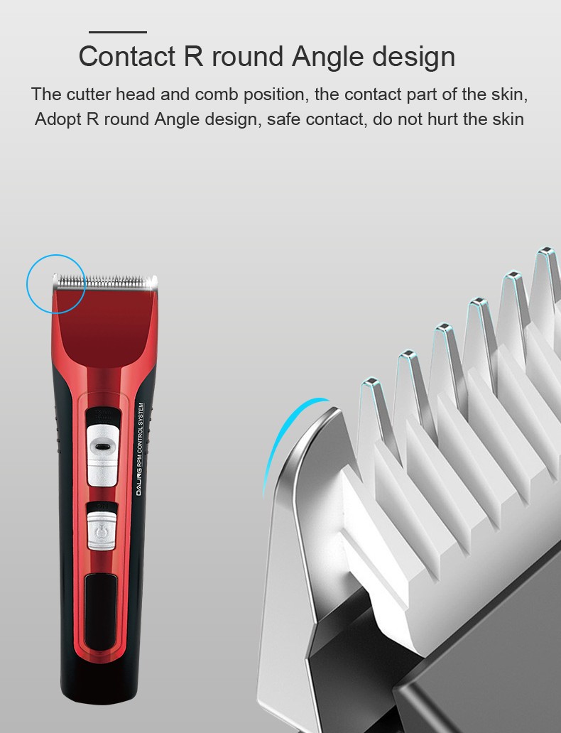 DALING-1001 Hair clipper, rechargeable electric clipper, silent hair clipper for adults, infants and children, electric hair shaver, wholesale for export pic 7
