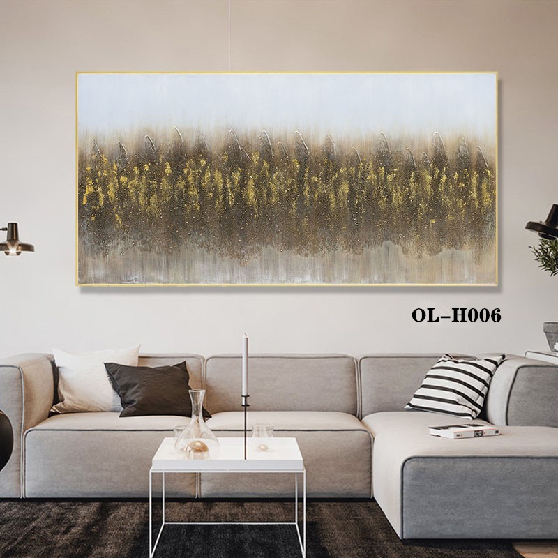 纯手绘卧室床头装饰画轻奢主卧挂画房间背景墙壁画酒店宾馆墙画喷绘定制详情14