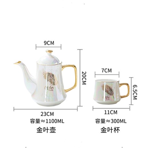Ceramic water sets, coffee sets, tea sets, Nordic light luxury style simple cups, home tea sets, gift sets, cup sets detail image 7