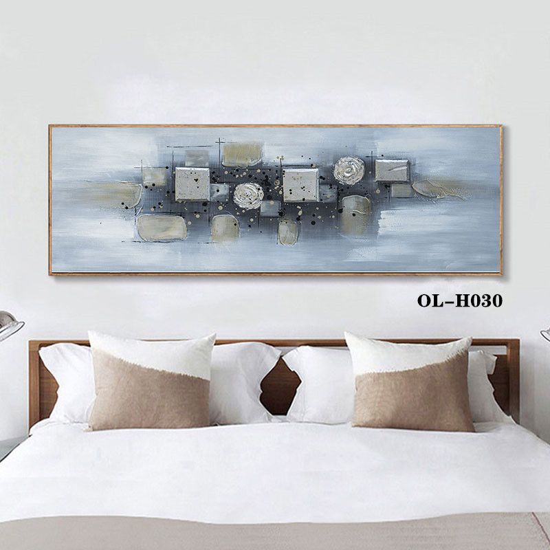 Modern Light Luxury Living Room Decoration Painting Abstract Spray Painting Sofa Background Wall Decoration Mural Nordic Creative Hanging Painting Pure Hand-Painted Custom Item Picture