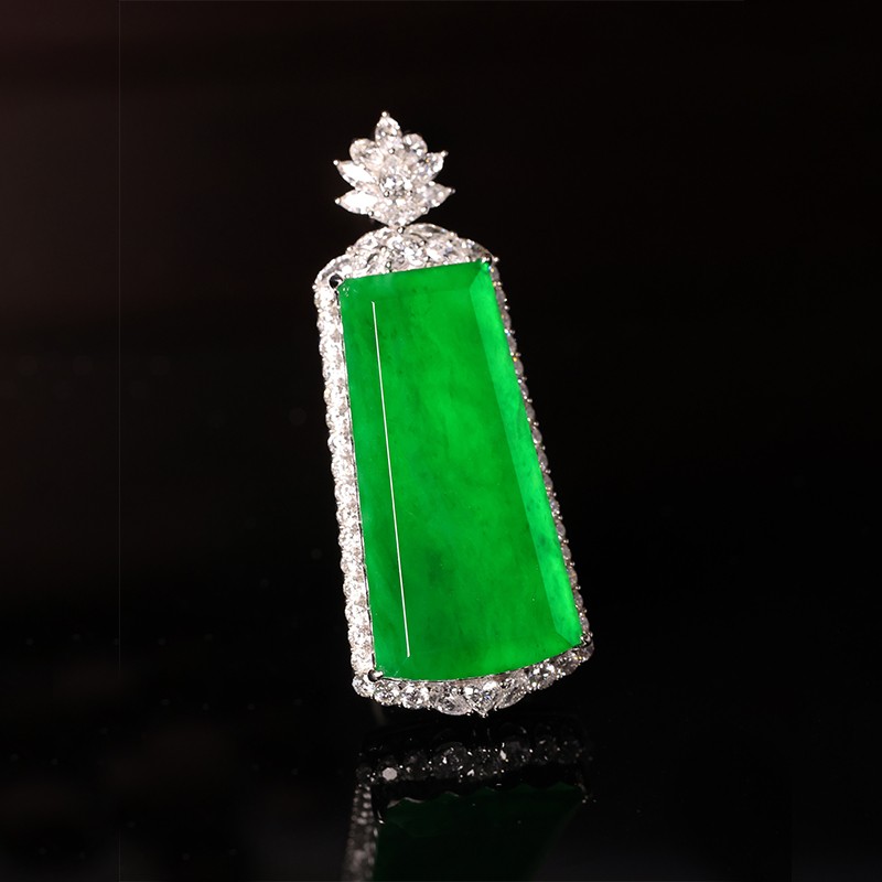 新宝丽D区三楼七街8148店翡翠平安无事牌新宝丽042详情图3