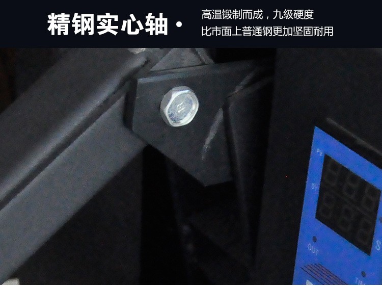 High-pressure manual flatbed heat transfer printing machine equipment, 38*38 heat transfer printing machine, digital sublimation T-shirt garment printing machine pic 6