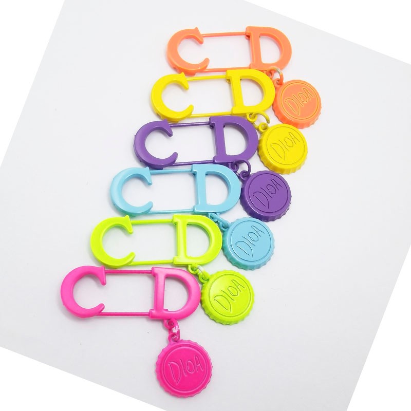 披肩扣大别针围巾扣针女欧美喷漆复古文艺潮开衫毛衣装饰胸针详情图1