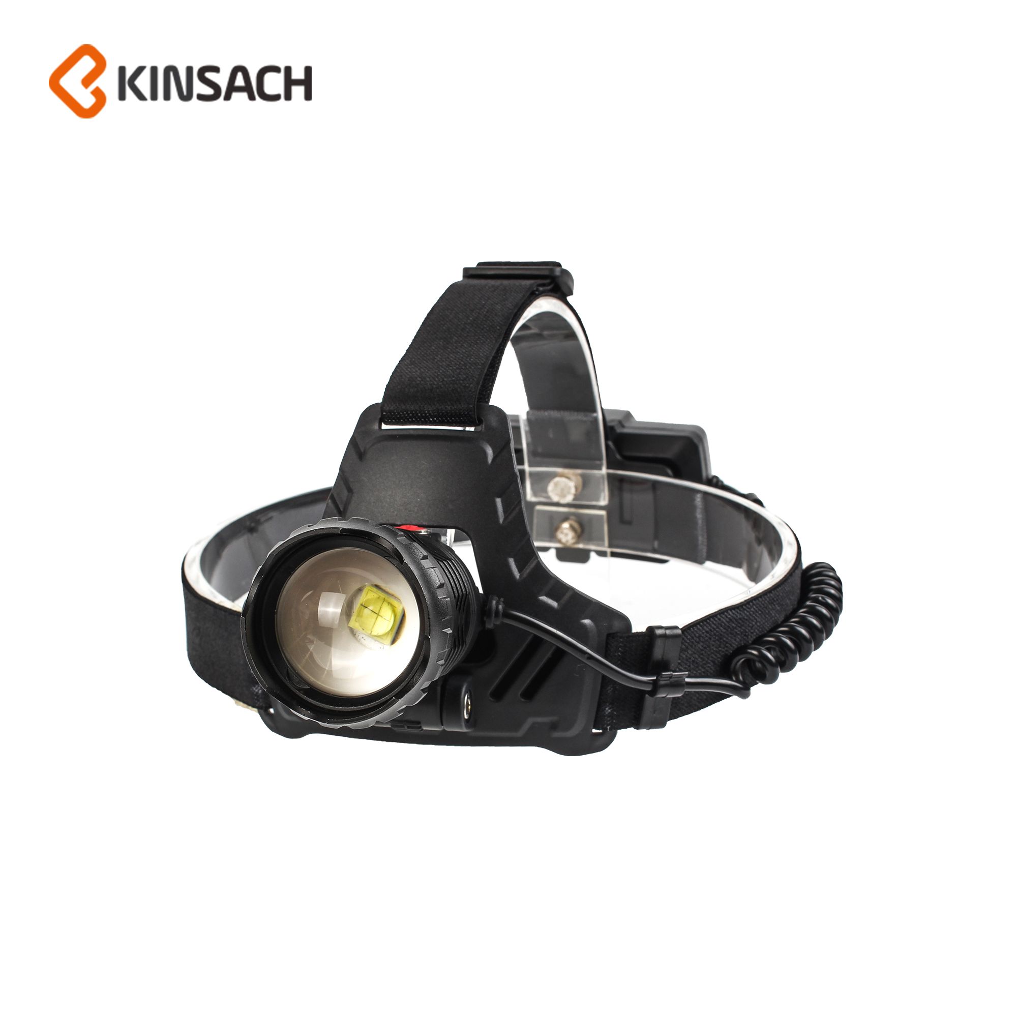 Cross-border new USB charging power output aluminum alloy strong head lamp zoom XHP70 strong fishing lamp