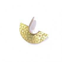 Aotong jewelry accessories HB02545 half round welding earrings