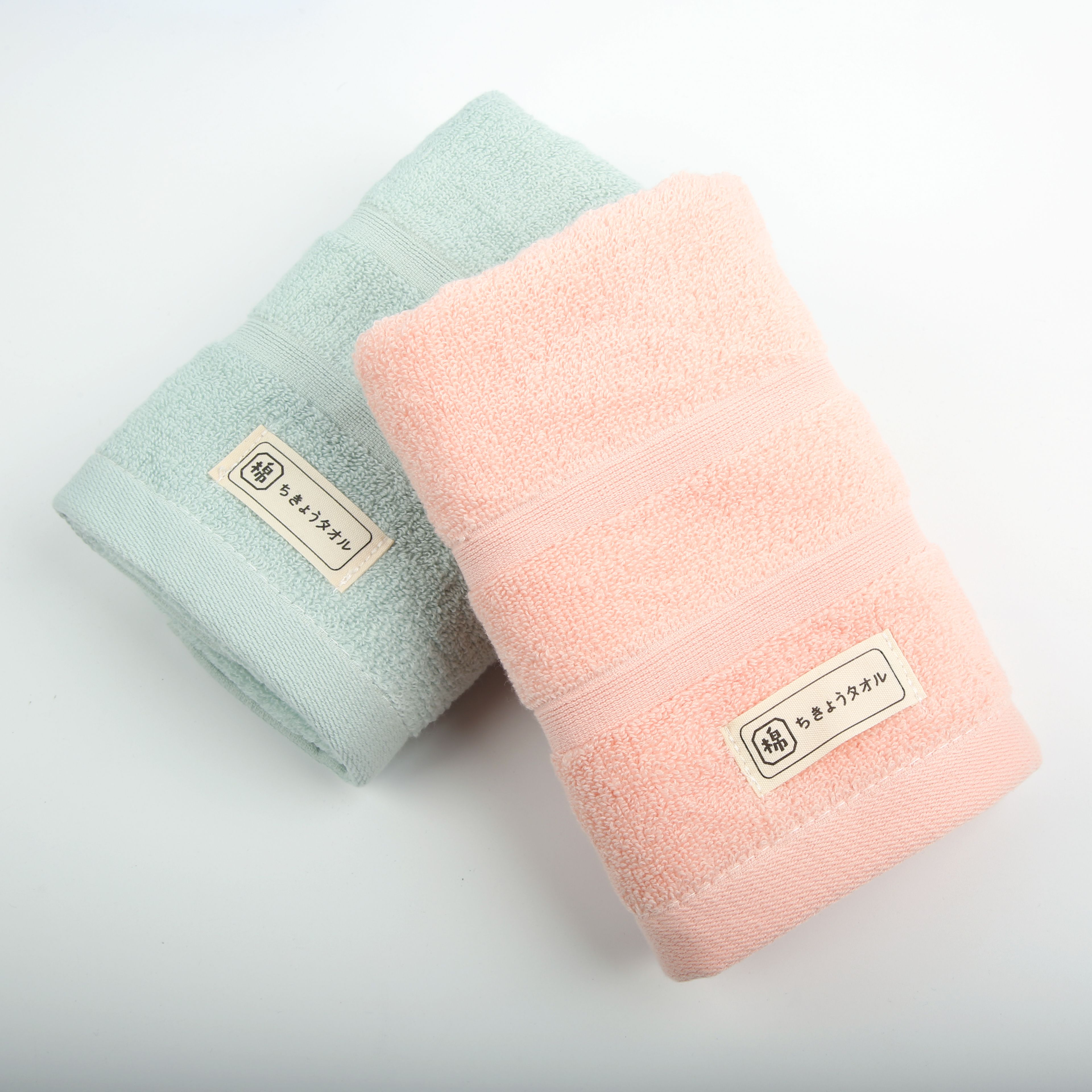 Yiwu Good Goods - Futian Pure Cotton Towel Gift Box contains 2 towels with random colors Specification image