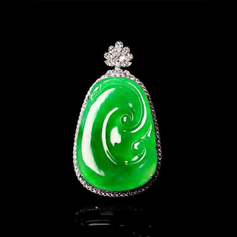 New Baoli D District third floor Seventh Street 8148 shop jade Ruyi Pendant New Baoli 023 thumbnail