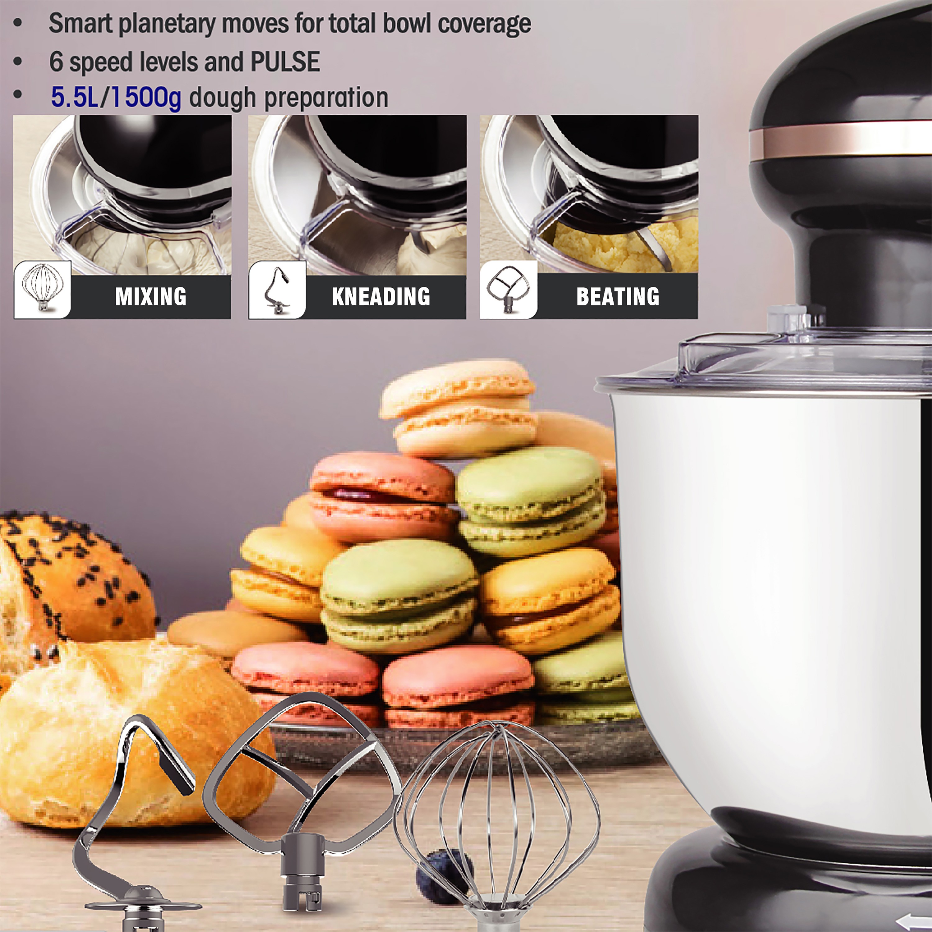 SF-8064 dough mixer detail image 3