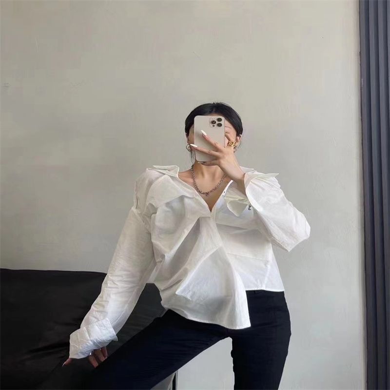 针织套女短袖长袖2021秋季新款不规则套装短款上衣时尚新款250
