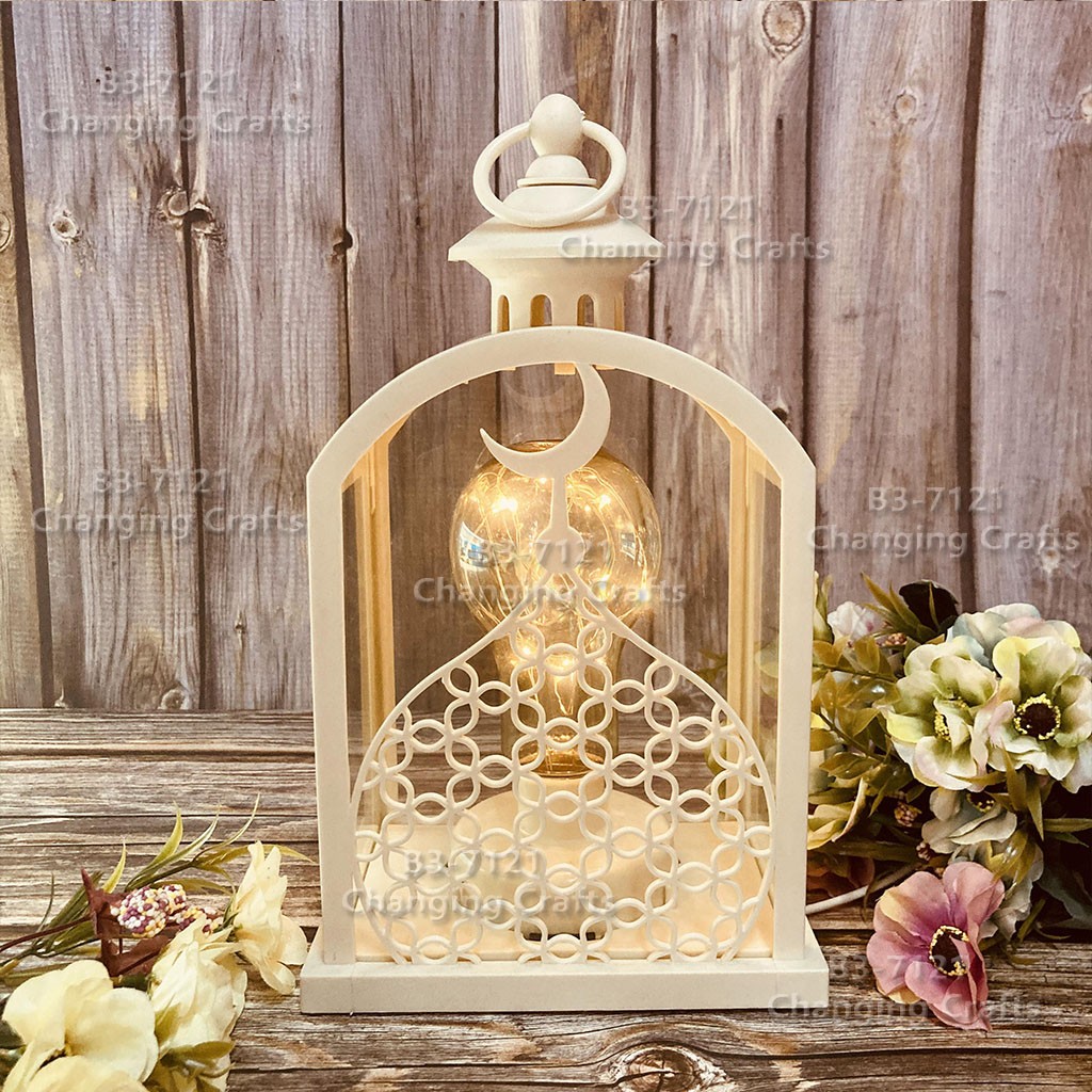 Ramadan Christmas lantern, antique kerosene flame, plastic creative decoration, electronic candle stand, imported cross-border wholesale, street stall, Douyin bestseller, wedding road guide, LED horse lantern, soft decoration prop, fireplace RK031 detail image 1