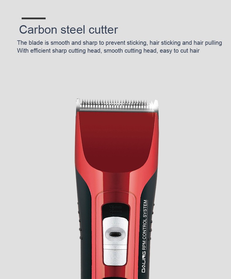 DALING-1001 Hair clipper, rechargeable electric clipper, silent hair clipper for adults, infants and children, electric hair shaver, wholesale for export pic 4