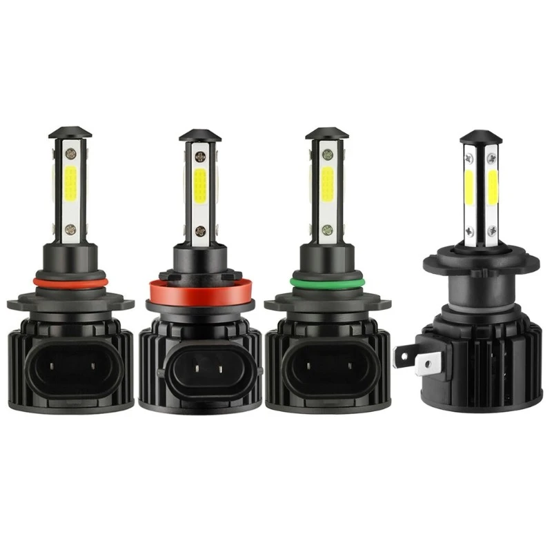 Car lights 4COB, car lights LEDH4, direct plug-in H11, H7, H1 9006, 9005, H3 detail image 3