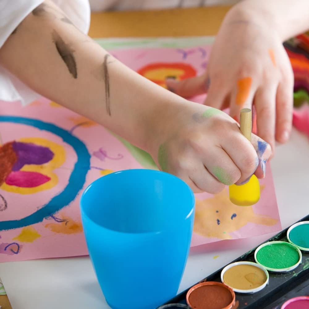مجموعة من أدوات رسم الأطفال ذات الفرشاة الدائرية detail image 5