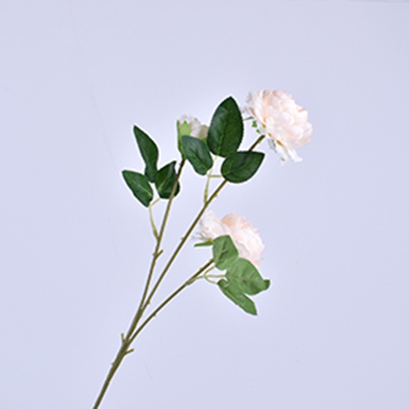 Wholesale 3 artificial peonies for home and wedding props, decorative flowers, silk flowers, and artificial peonies detail image 7