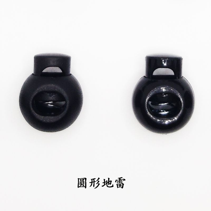 Large round spring buckle, small round adjustment buckle, irregular-shaped tightness snap, made of environmentally friendly material details Picture