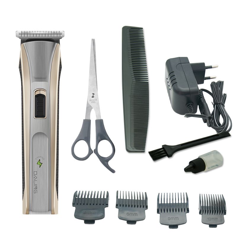 Darling DALING-1013 cortador de pelo eléctrico pusher eléctrico recargable adulto bebé niños tijeras de corte de pelo silencioso cuchilla de afeitar de pelo eléctrico comercio exterior al por mayor Specification image
