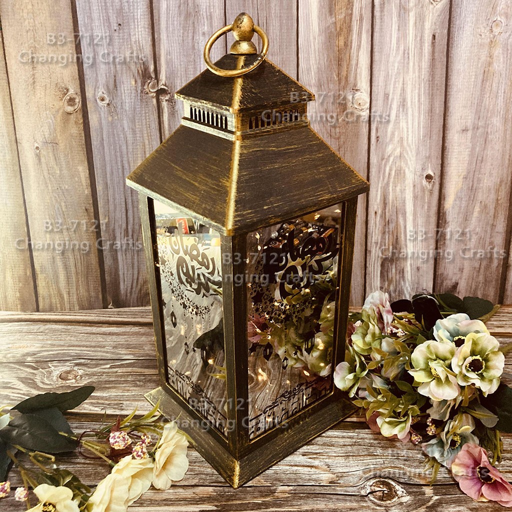 Ramadan Christmas lantern, antique kerosene flame, plastic creative decoration, electronic candle stand, imported cross-border wholesale, street stall, Douyin bestseller, wedding guide, LED horse lantern, soft decoration props, fireplace HRKS08 pic 18