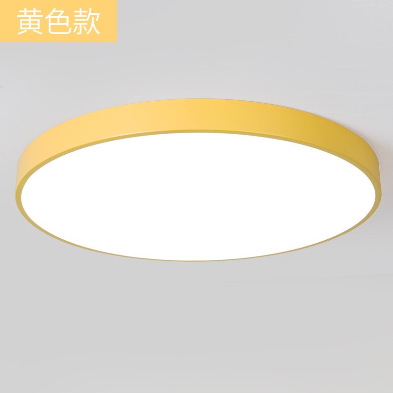 LED ceiling light, LED ultra-thin ceiling light, bedroom light, macaron ceiling light detail image 3