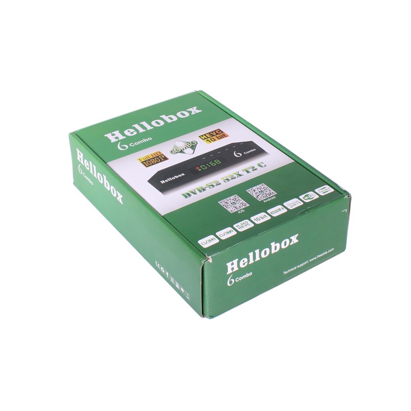 Hello box6 Combo set-top box is selling well and is exported in its original form to the Middle East, Central Europe and Africa detail image 3