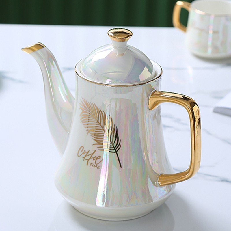 Ceramic water sets, coffee sets, tea sets, Nordic light luxury style simple cups, home tea sets, gift sets, cup sets detail image 4