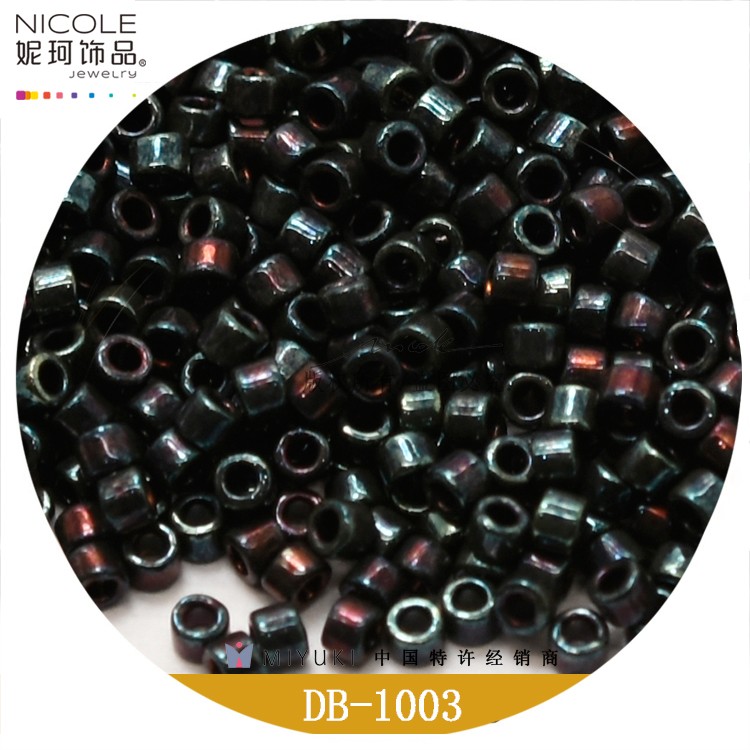 日本进口miyuki御幸米珠1.6mm古董珠【10色金属幻彩系列】10g散珠1003详情1
