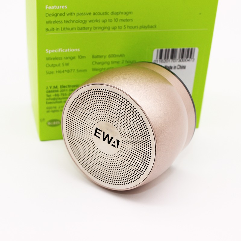 EWA Sound for Love A116 Bluetooth speaker, small speaker, subwoofer, small, high-volume, mini mobile phone, small steel cannon detail image 4
