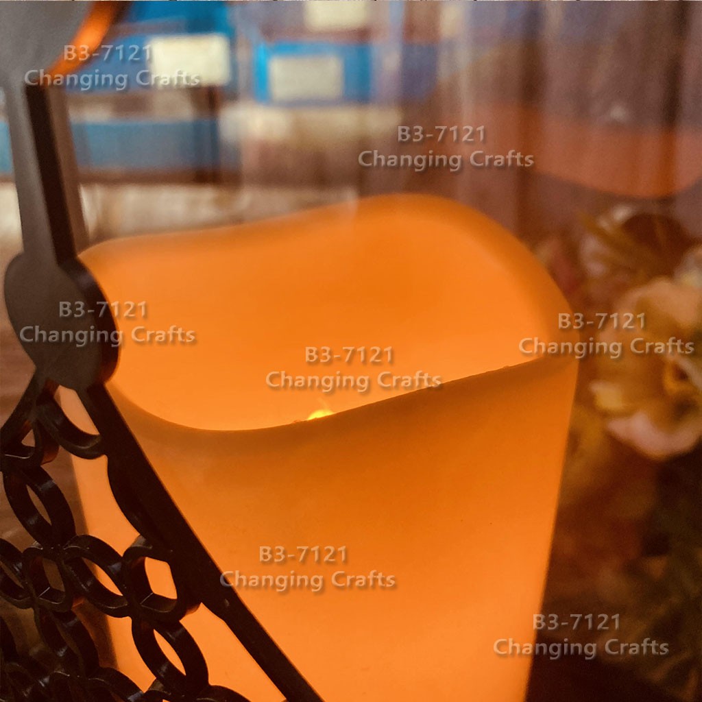 Ramadan Christmas lantern, antique kerosene flame, plastic creative decoration, electronic candle stand, imported cross-border wholesale, street stall, Douyin bestseller, wedding road guide, LED horse lantern, soft decoration prop, fireplace RK031 detail image 13