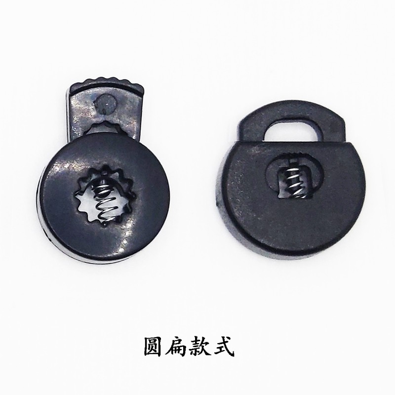 Large round spring buckle, small round adjustment buckle, irregular-shaped tightness snap, made of environmentally friendly material detail image 9