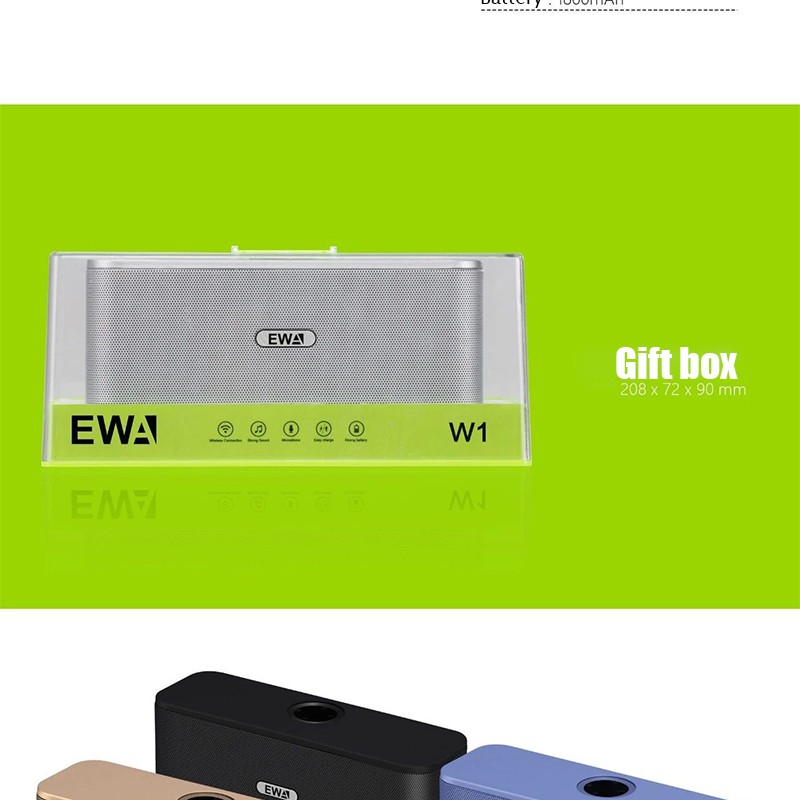 EWA W1大音量蓝牙音箱家用低音炮立体重低音3d环绕高音质广场音箱详情6