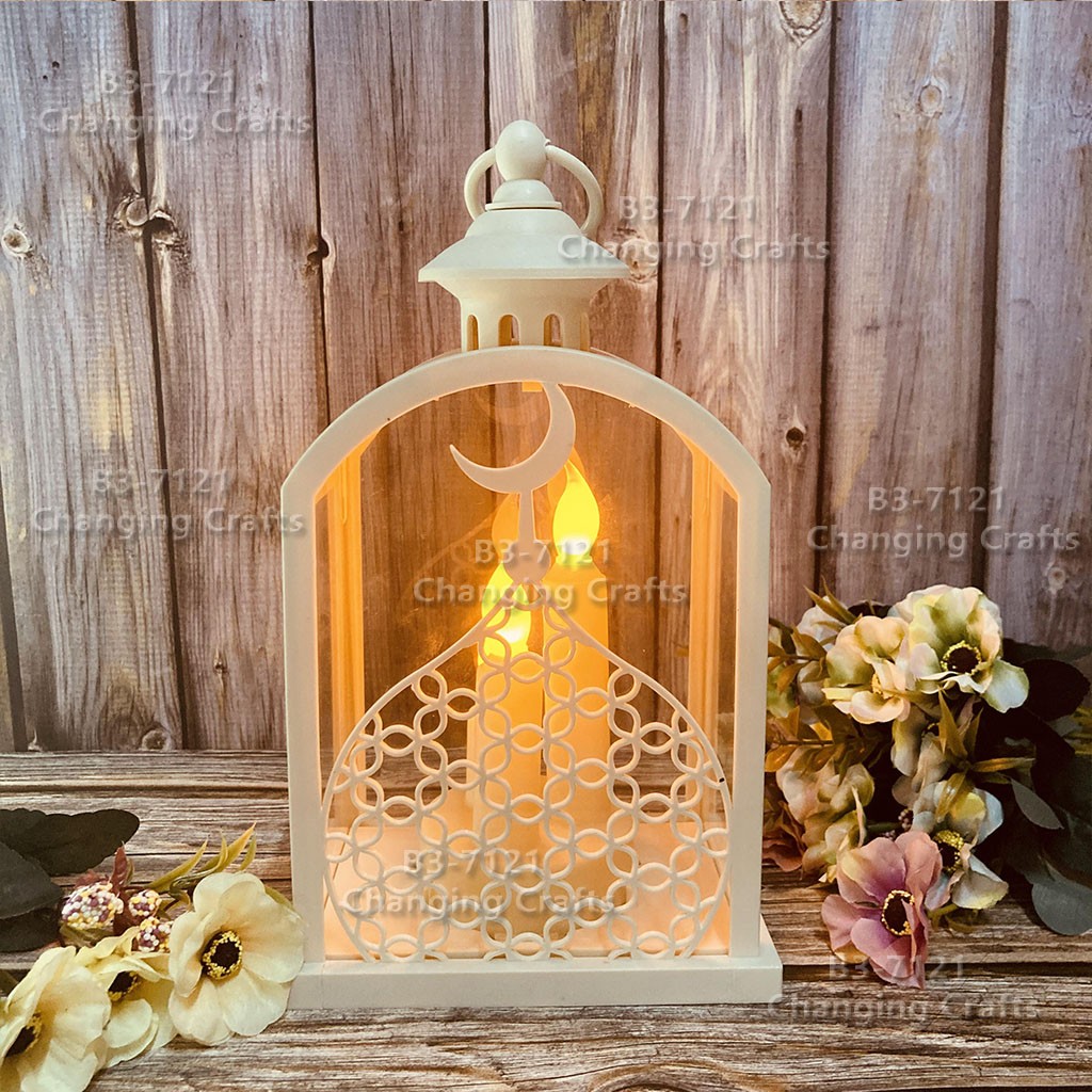 Ramadan Christmas lantern, antique kerosene flame, plastic creative decoration, electronic candle stand, imported cross-border wholesale, street stall, Douyin bestseller, wedding road guide, LED horse lantern, soft decoration prop, fireplace RK030 detail image 1