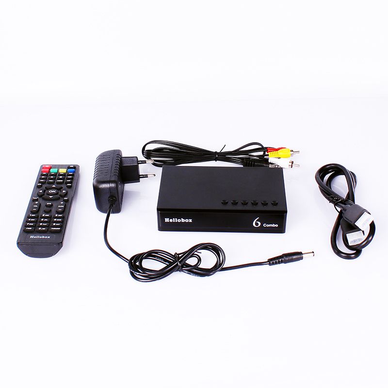 Hello box6 Combo set-top box is selling well and is exported in its original form to the Middle East, Central Europe and Africa details Picture